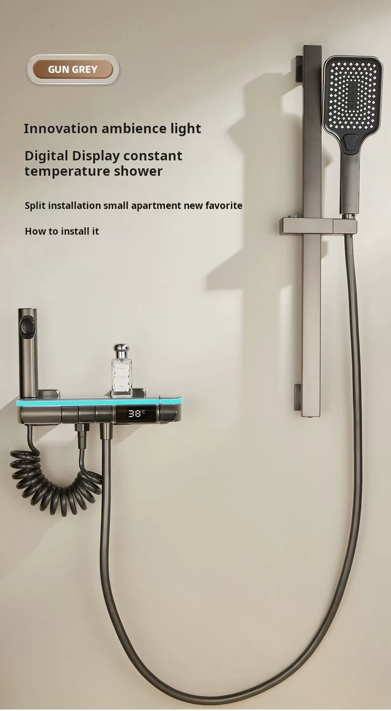 Running Deer Home Premium Luxury Shower Set with Thermostatic Water